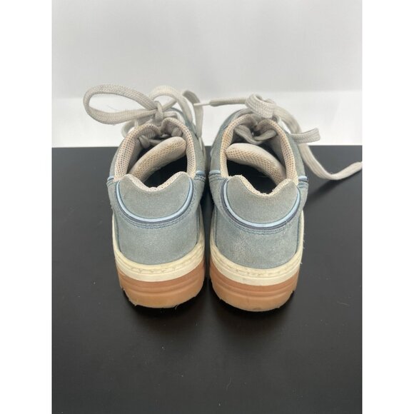 Vintage 90s Y2K AE Sport Blue Suede Sneakers chunky Sole Women’s Size 8 - Picture 5 of 8
